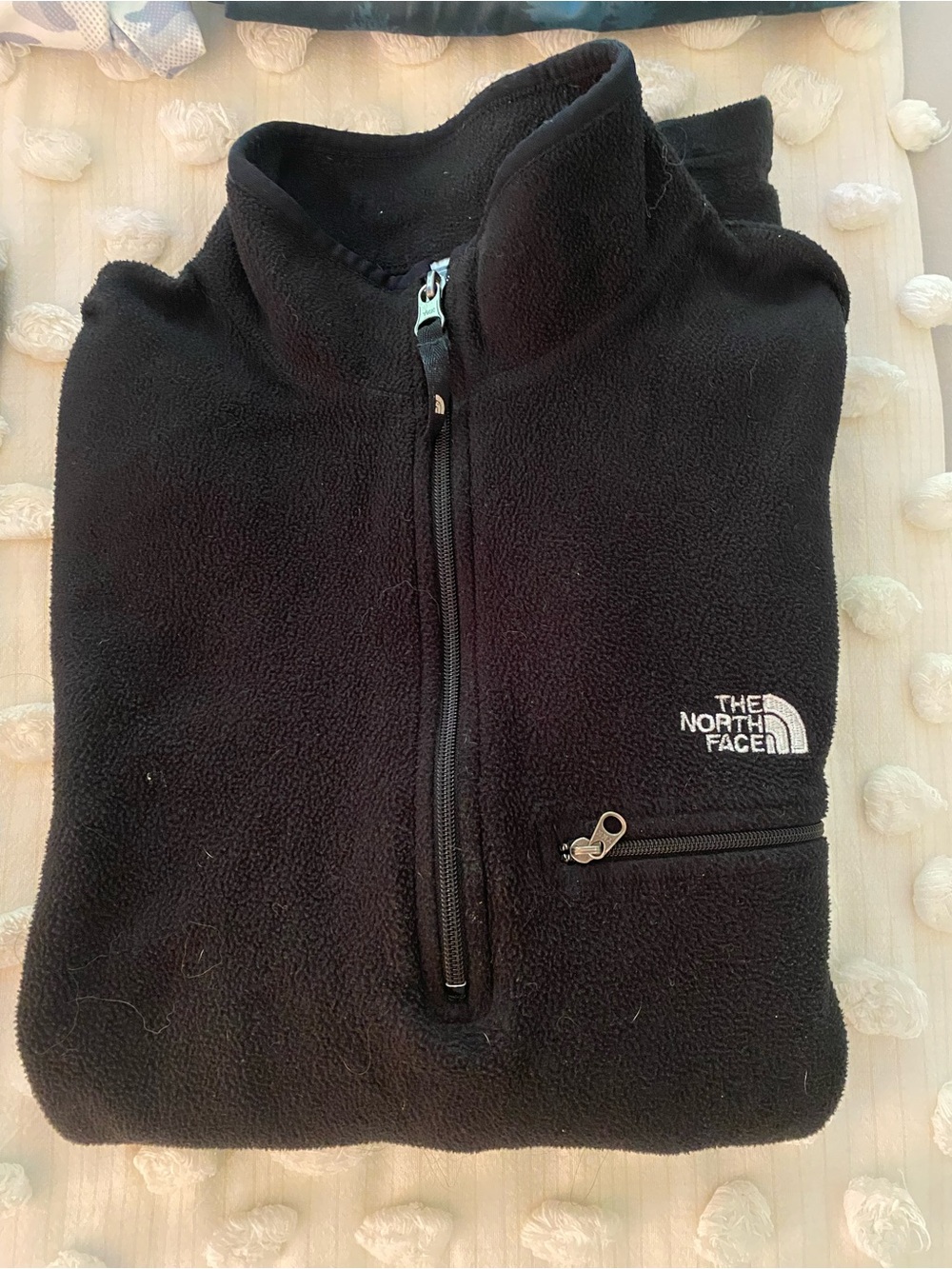 The North Face Black Half-Zip Fleece Pullover